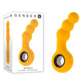 Gender X BUMBLE - Yellow 14.9 cm USB Rechargeable Butt Plug - Mr and Mrs D's